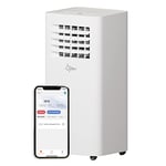 SUNTEC Climatiseur mobile CoolMaster 2.6 Eco R290 APP - Avec commande Smart App - Déshumidificateur pour pièces jusqu'à 34 m² - Refroidissement mobile dans l'appartement & le bureau - 9.000 BTU