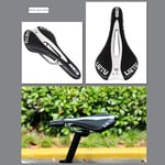 AMAZOM Bike Seat for Men And Women, Padded Bicycle Saddle - Improves Comfort for Mountain Bike, with Universal Fit for Exercise Bike And Outdoor Bikes,Black and white