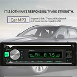 Car Radio Mp3 Bluetooth Player Dual USB Fast Charging Fidelity Lossless Stereo Surround Sound Remote Control Mobile Phone Colorful Lights Car 12V