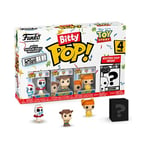 Funko Bitty Pop! Toy Story - Forky 4PK - Forky, Woody, Gabby Gabby et Une Mini-Figurine Mystère en Surprise - 2.2 Cm Collectionnable - Étagère Empilable Incluse - Idée de Cadeau Fans