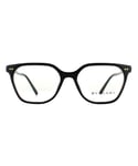 Bvlgari Rectangle Black Womens Glasses Frames - One Size