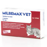 Milbemax vet. för katter Filmdragerad tablett Blister, 2tabletter