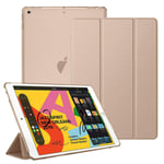Smart Magnetic stand case cover for Apple iPad 10.2(7th gen), Pro 10.5 & Air 3 (Gold)