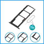 For Huawei Y6 Pro 2019 Dual Sim & Sd Card Tray Holder Jacket Replacement - Black