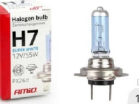 AMiO Halogen bulb H7 12V 55W UV filter (E4) Super White
