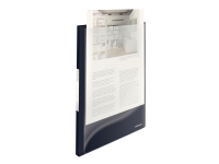 Esselte Vivida Panorama - Displaybok - 20 rom - for A4 - kapasitet: 40 ark - gjennomskinnelig sort