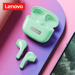 Green Lenovo LP40 Pro Écouteurs Bluetooth 5.0 Sans Fil Sport Casque Étanche Écouteurs avec Micro Tactile TWS Casque ""Nipseyteko