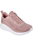 Skechers SKECHERS Bob Squad Chaos Face Off Trainer Blush 3 Pink female