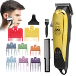 Vintage Oil Head Hair Clipper Men Electric Hair Trimmer With 8pcs Guide Comb GHB