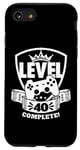 Coque pour iPhone SE (2020) / 7 / 8 Level 40 Complete Tenue de jeu pour le 40ème anniversaire 40