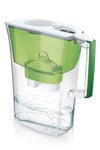 Prime Line Water Filter Jug 3.0L & 1 x 30 Day Bi-Flux Filter Cartridge, Green