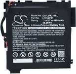 Kompatibelt med Lenovo MIIX 211-TAB, 7.4V, 4900 mAh