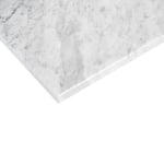 Höllviken Marble Top For Wall Mounted Bedside Table, Hvit