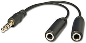 LINDY 3.5mm Stereo Jack Headphone Splitter Cable