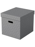 Esselte Storage Box Home Cube Grey Pac/3