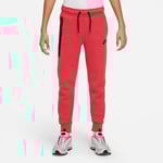 Nike Sweatpants NSW Tech Fleece 24 - Röd/Svart Barn, storlek XL: 158-170 cm