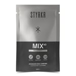 Styrkr Mix60 Dual-carb 65g 12 Units Energy Drink Powder Sachets Box Clear