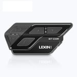 Lexin ETCOM, MC intercom för motorcykelhjälm, 1200m, bluetooth 5.0, A2DP
