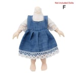 16cm/6inch Mini Girl Doll Clothes Suit Diy Dress Up Accessory F6