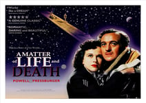A Matter of Life and Death A3 Unframed Old Advert Classic Vintage British Fantasy Film Cinema Movie Star Poster World War Famous Picture Bedroom Artwork Print Photo Wall Decoration Reprint