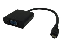 MicroConnect - Videotransformator - HDMI - VGA - sort