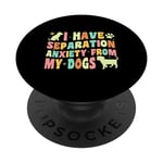 Funny Dog Mom Lover Fur Mama Pet Owner Quote Cool Puppy PopSockets Swappable PopGrip
