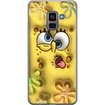 Samsung Galaxy A8 (2018) Genomskinligt Skal SpongeBob