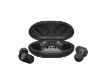 Savio TWS-10 trådlösa hörlurar, True Wireless Stereo (TWS), samtal/musik/sport/vardag, headset, svart