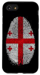 iPhone SE (2020) / 7 / 8 Georgia Flag Fingerprint It is in my DNA Gift for Georgians Case