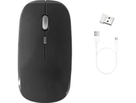 Strado Mouse Wireless Bluetooth Computer Mouse With Radio Band - Ctmm (Black) Universal
