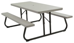 Lifetime 6 Seater Plastic Picnic Table - Grey