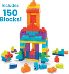 Mega Bloks First Builders 150 Piece Bigger Building Bag Playset Learning Fun​