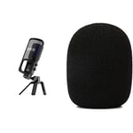 RØDE Nt-Usb+ Professional-Grade Usb Microphone For Recording Exceptional Audio Directly To A Computer Or Mobile Device & WS2 Pop Filter Wind Shield