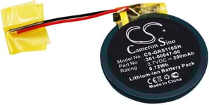 Batteri till 361-00064-00 för Garmin, 3.7V, 200 mAh
