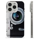 MTP Products iPhone 15 Pro TPU-deksel - Retro Kamera
