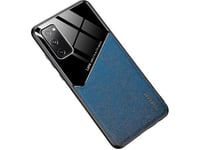 Mocco Lens Leather Back Case For Samsung Galaxy A21s Blue