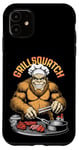 iPhone 11 Bigfoot BBQ Grillsquatch Sasquatch Barbecue Grill Cook Chef Case