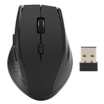2,4 GHz trådlös optisk mus ergonomisk batteridriven 6 knappar trådlös mus med USB-mottagare för PC bärbar dator för Windows