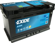 Exide Batteri AGM 82 Ah - Bilbatteri / Startbatteri - Volvo - Audi - BMW - VW - Mercedes - Opel - Toyota - Ford