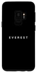 Coque pour Galaxy S9 Everest Souvenir / Everest Mountain Climber Police moderne