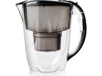 Filter Jug Aquaphor Amethyst 2.8 L With Timer + 3 B25 Maxfor Plus Water Filter Cartridges, Black