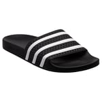 adidas Originals Badtofflor Adilette - Svart/vit, storlek 51