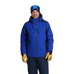 Spyder Vertex Jacket Veste de Ski Homme, Bleu électrique, XL