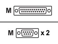 Moxa - Seriell Kabel - Db-25 (Hane) Till Db-9 (Hane) - 50 Cm - För Moxa Cp-102U, Cp-102Ul, Cp-132U-I, Cp-132U-I V2, Cp-132Ul V2