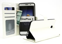 Crazy Horse Wallet OnePlus 3T (Vit H744)