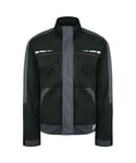 Dickies Grafter Duo Tone Mens Black/Grey Work Wear Jacket Cotton - Size Medium
