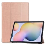 Tri-fold fodral med stativfunktion för Galaxy Tab S7 Plus 12,4"", Mörkrosa