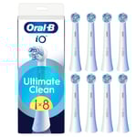 Oral-B iO Ultimate Clean Tandborsthuvuden Vit 8 st