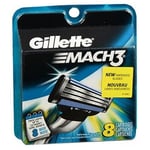 Gillette Mach3 Cartridges 8 each By Gillette