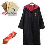 Harry Potter Gryffindor Ravenclaw Slytherin Hufflepuff Robe Cloak Tie Costume
